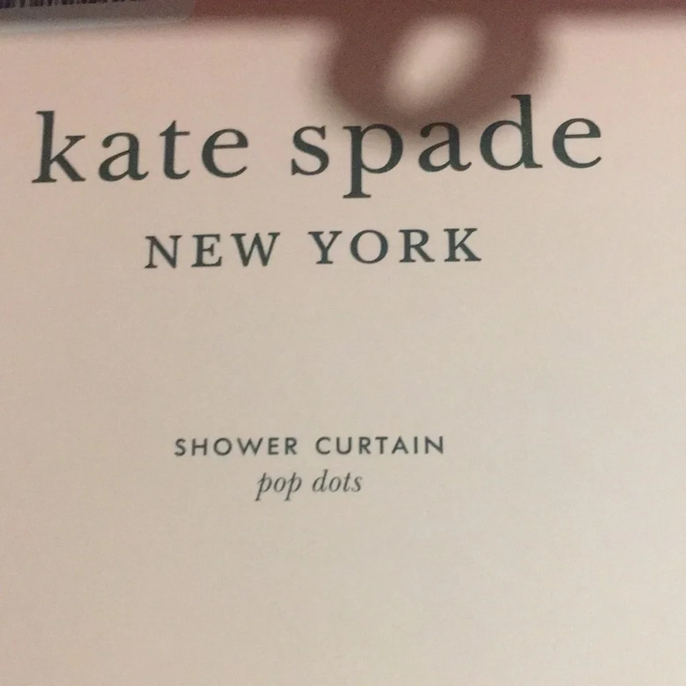 Kate Spade Ref Dot shower curtain NWT Firm Price!